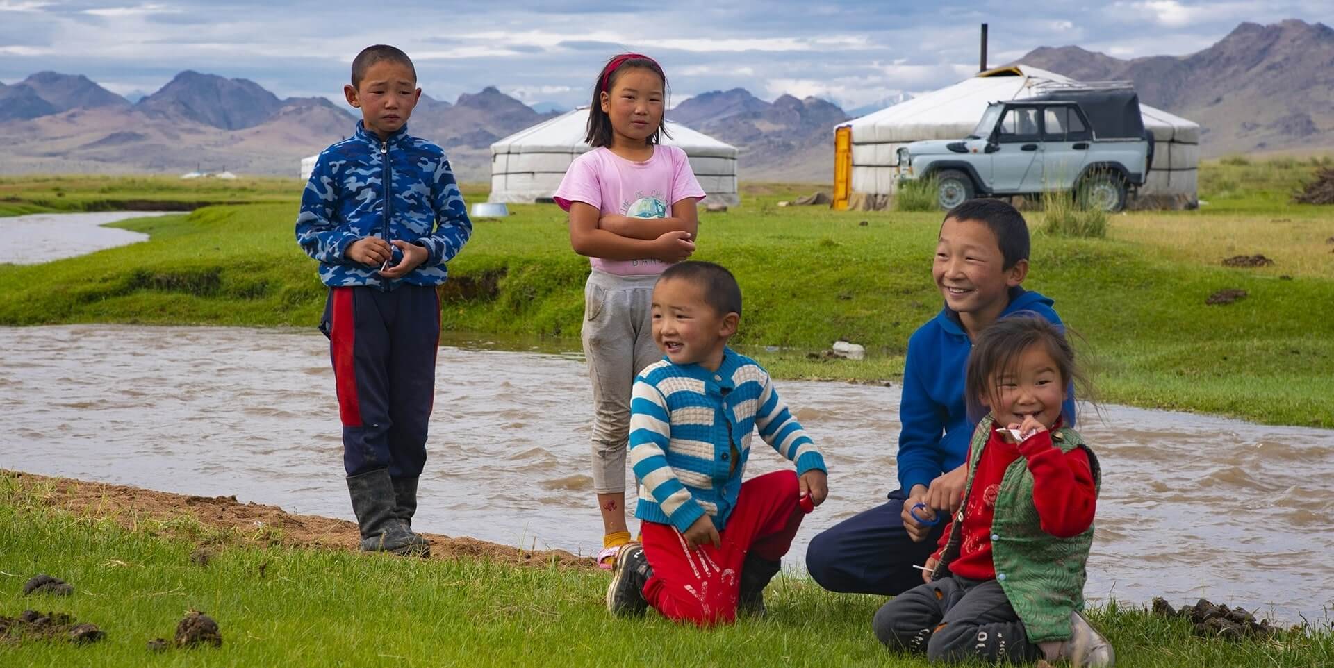 Mongolia and kids picture